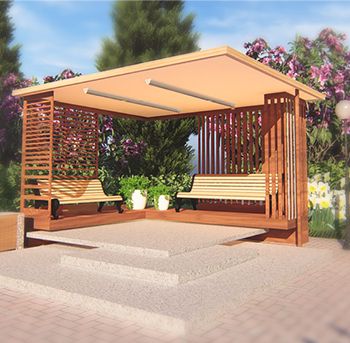 Raunak Earth Park gazebo