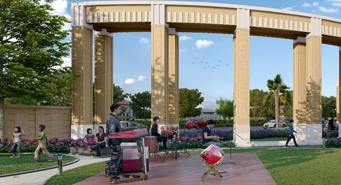 Raunak Earth Park open amphitheater